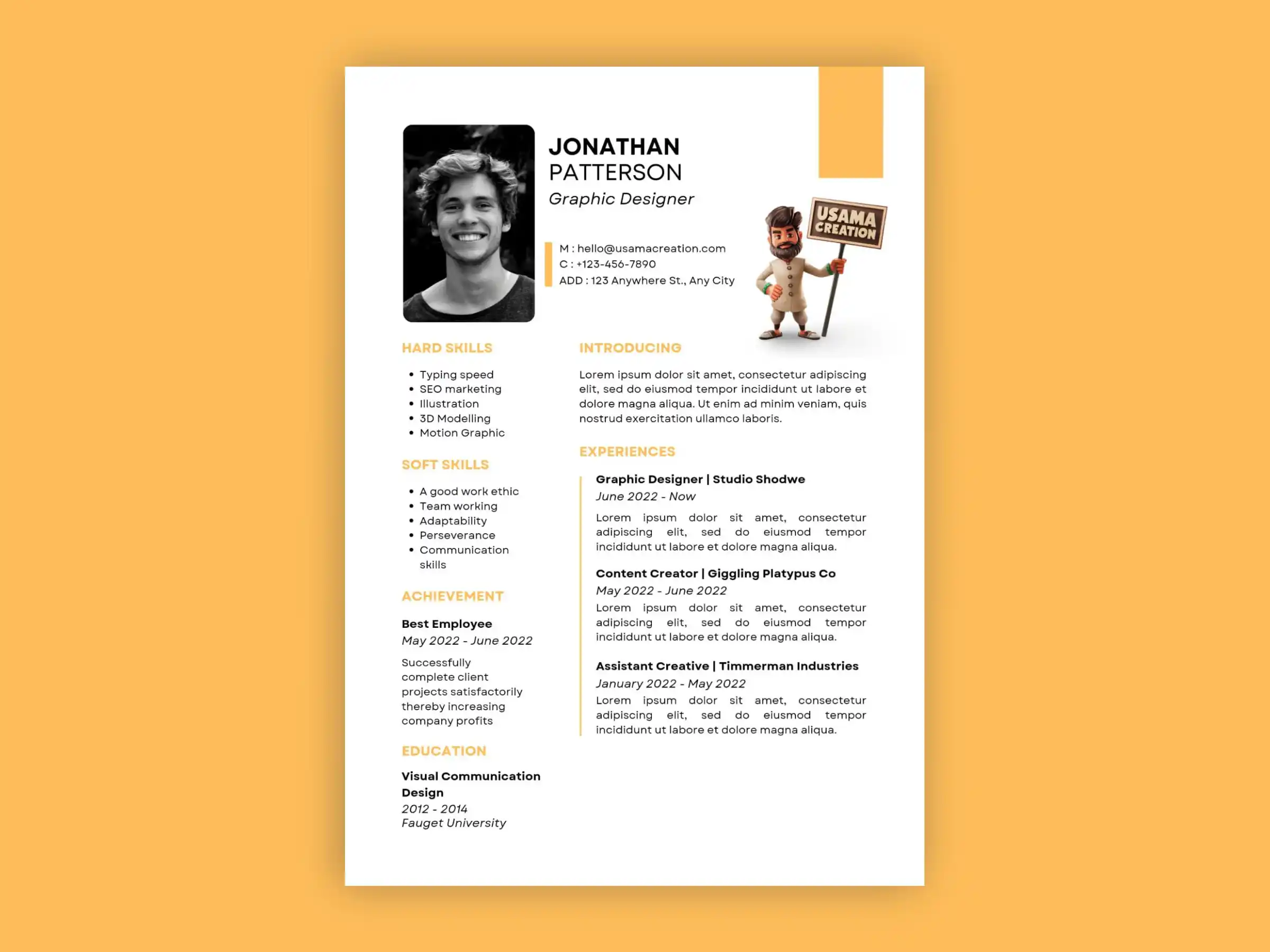 Resume Design 1